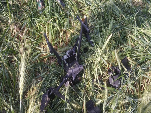 BSF, Punjab police recover drone in Tarn Taran. (Photo/ANI)