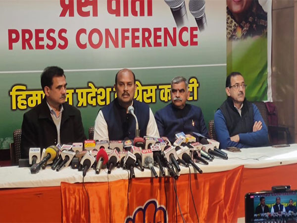 Himachal Congress leaders press conference (Photo/ANI)