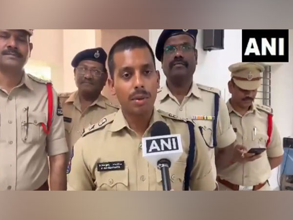 DCP, South Zone Hyderabad, Sai Chaitanya. (Photo/ANI)