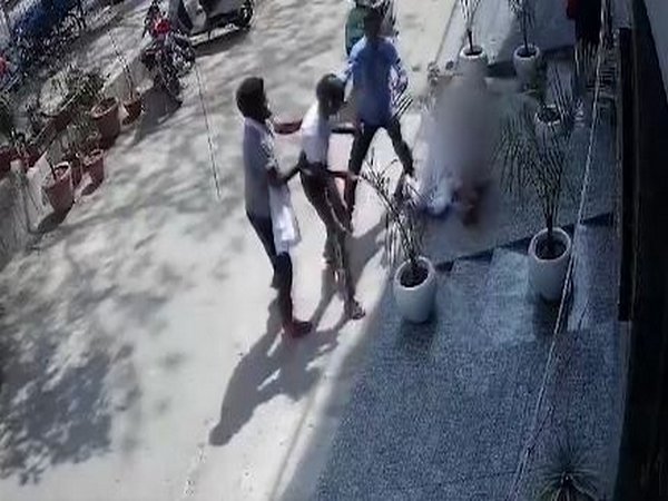 A visual from the viral video (Photo/ANI)