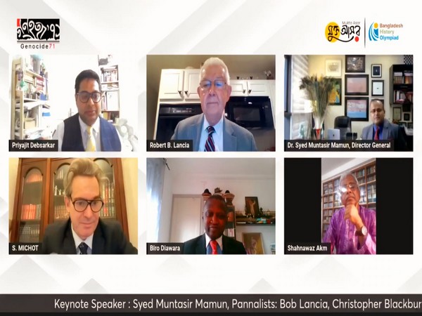 Experts and intellectuals participate in webinar titled 'Recognition of the Bangladesh Genocide'  (Screenshots of webinar)