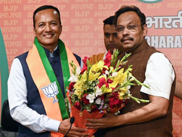 Industrialist and former Congress MP Naveen Jindal joins BJP (Photo/ANI)