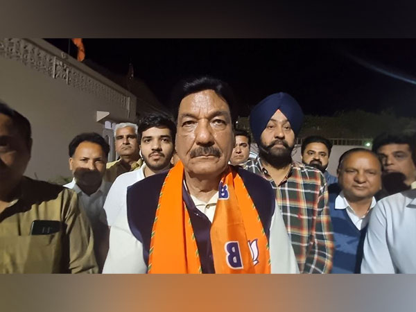 BJP's Lok Sabha candidate from Hisar Chaudhary Ranjit Singh (Photo/ANI)
