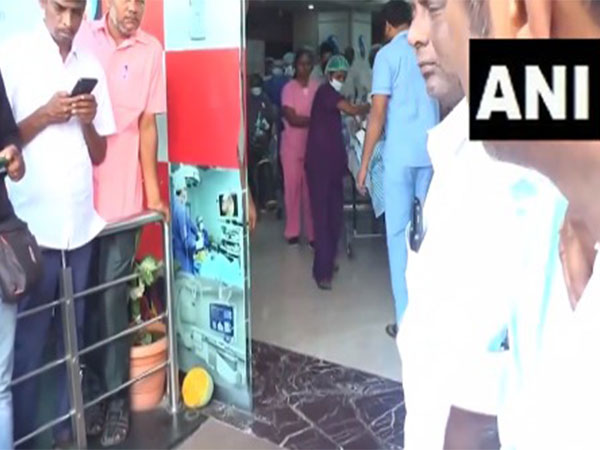 MP Ganesamoorthy admitted to hospital. (Photo/ANI)