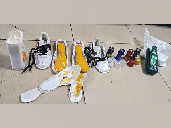 DRI seized shoes, moisturizer bottle, shampoo bottle and anti-perspirants that contained cocaine. (Photo/DRI)
