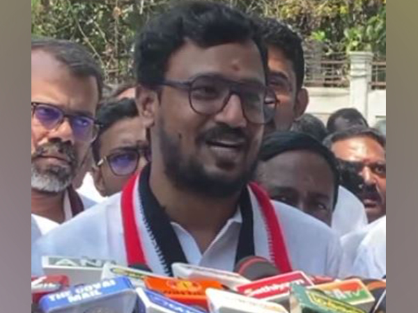 AIADMK candidate from Coimbatore Singai G Ramachandran (Photo/ANI)