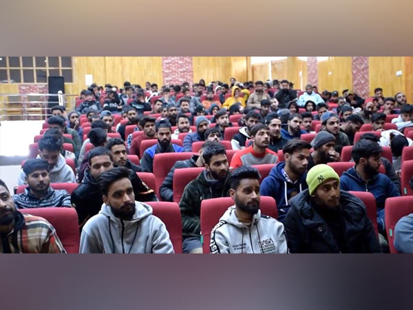 Youth at career counselling in Pulwama (Photo/ANI)