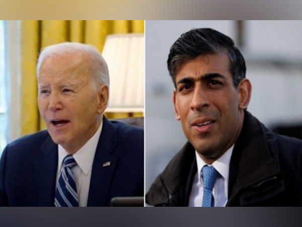 US President Joe Biden (left), UK Prime Minister Rishi Sunak (Image Credit: Reuters)