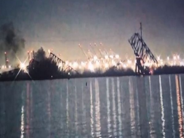 Francis Scott Key Bridge in Baltimore (Photo/ Screengrab of viral video)