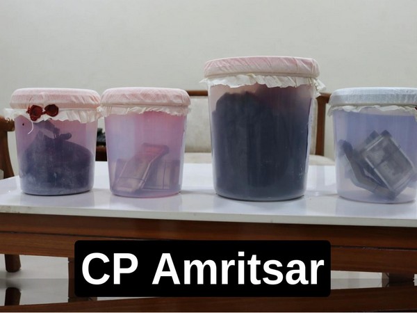 Drugs seized by Punjab police. (Photo/DGP Punjab Police's X)