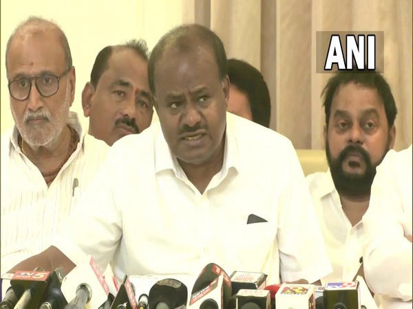 JD(S) leader HD Kumaraswamy. (Photo/ANI)