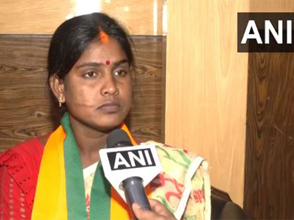 Sandeshkhali survivor Rekha Patra. (Photo/ANI)