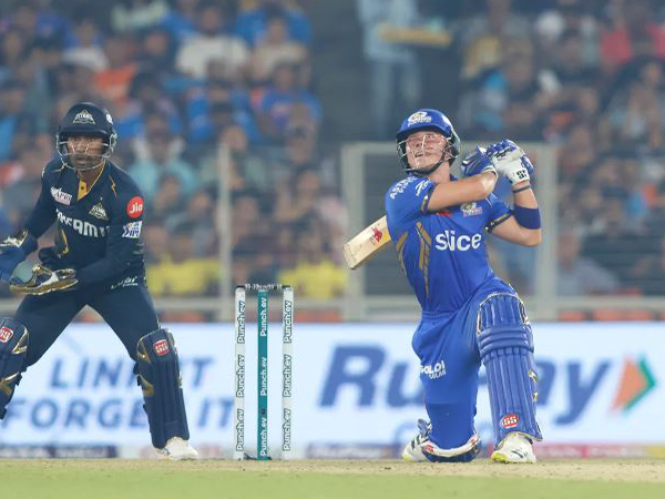 Dewald Brevis in action. (Photo- IPL)