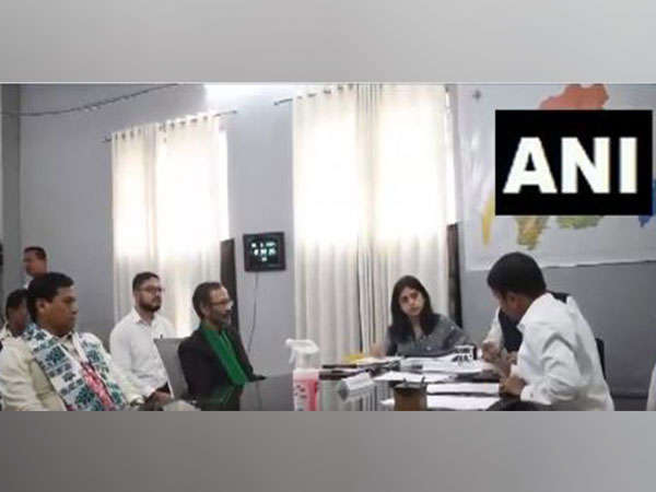 Union Minister Sarbananda Sonowal filed his nomination for the upcoming Lok Sabha elections from Dibrugarh on Tuesday. (Photo/ANI)