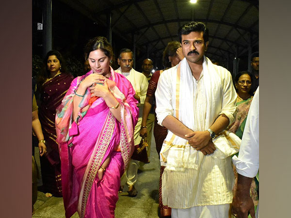 Actor Ram Charan with wife Upasana and daughter Klin (Image source: Ram Charan's team)