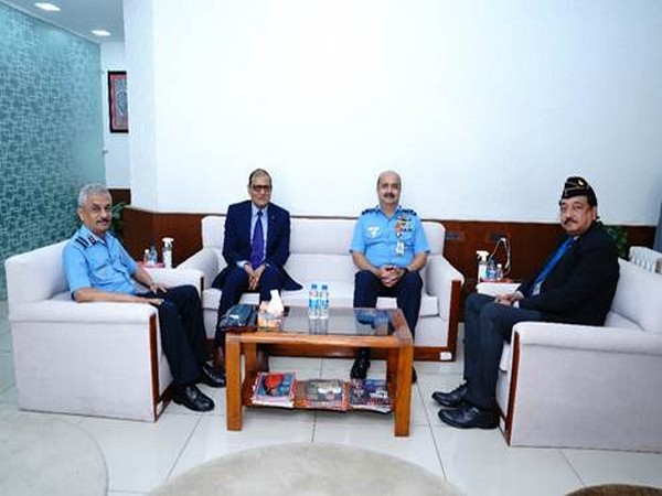 Chief of the Air Staff Air Chief Marshal V R Chaudhari at C-DOT campus (Photo/PIB)