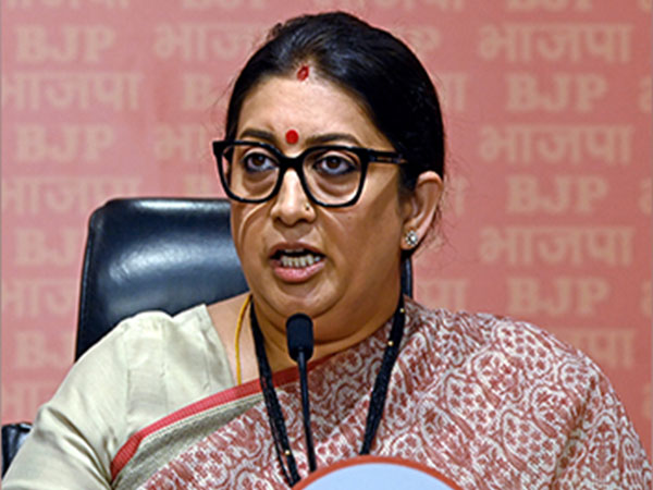 Union Minister Smriti Irani. (File photo/ANI)