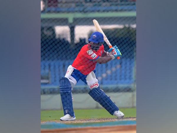 Rishabh Pant during practice session. (Picture: Delhi Capitals/X)