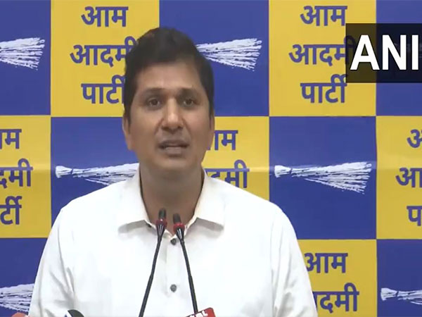 Delhi Minister, AAP leader Saurabh Bharadwaj (Image/ANI)