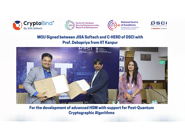 JISA Softech celebrates MoU signing with C-HERD of DSCI, in collaboration with Prof. Debapriya from IIT Kanpur