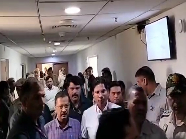 Delhi CM Arvind Kejriwal in court. (Photo/ANI)