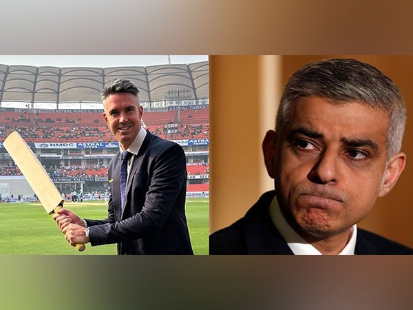 Former English cricketer Kevin Pieterson and Londfon Mayor Sadiq Khan (Photo: