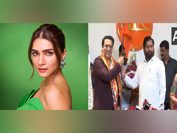 Kriti Sanon, Govind with Maharashtra Eknath Shinde (Image Source: Instagram, ANI)