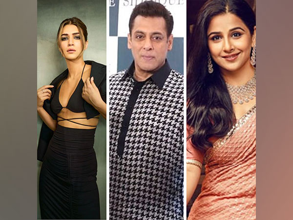 Kriti Sanon, Salman Khan, Vidya Balan (Image source:X)