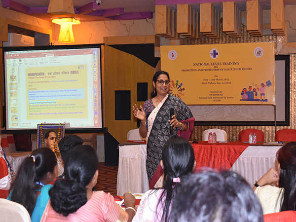 Escapades for the Soul mentors at mindfulness workshop conducted by NDMJ