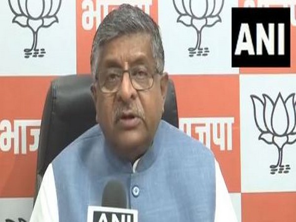BJP MP Ravi Shankar Prasad (Photo/ANI)