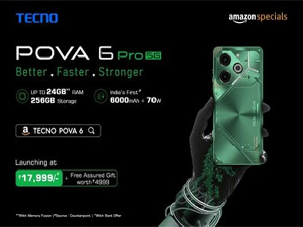  TECNO POVA 6 Pro launched in India
