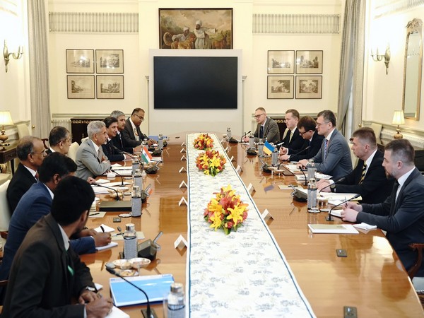 Visual of the meeting between India and Ukraine in New Delhi (Photo: X @DrSJaishankar)