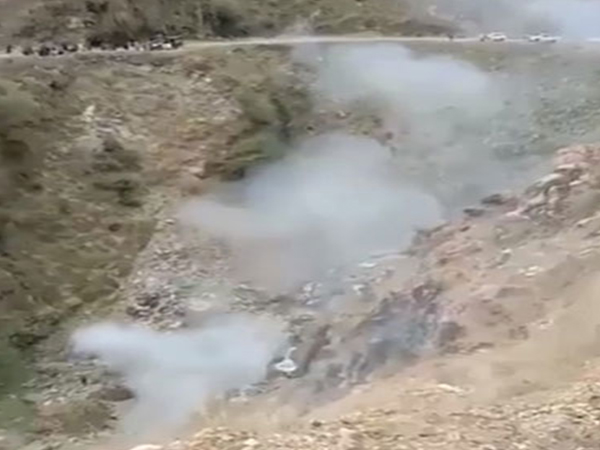 Screengrab of Viral Video of suicide attack in Pakistan's Shangla(Photo/X)