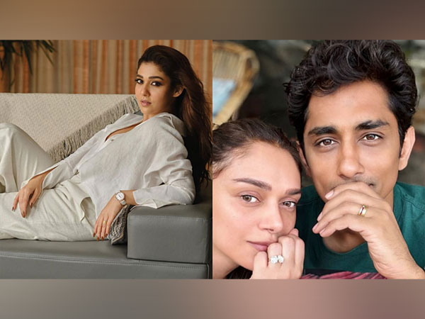 Nayanthara, Aditi Rao Hydari, Siddharth (Image source: Instagram