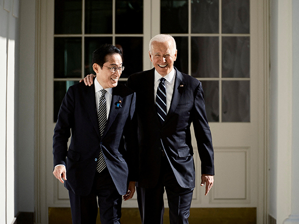 US President Joe Biden and Japanese Prime Minister Fumio Kishida (Photo credit: Reuters)