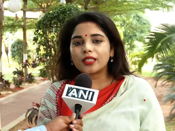 BJD candidate Ranjita Sahu from Aska Lok Sabha seat (Image/ANI)