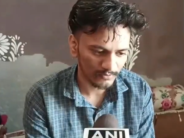 Mukesh, one of the youth who alleged torture in Russia. (Photo/ANI)