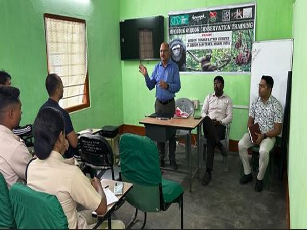 Ongoing training session on Hoolock Gibbon conservation (Photo/ANI) 