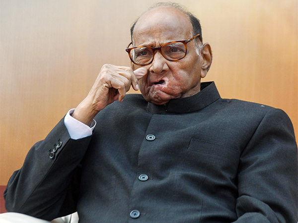 NCP-SP chief Sharad Pawar. (File Photo/ANI)