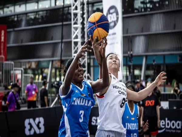 Team India in action. (Photo- FIBA/Olympics.com)