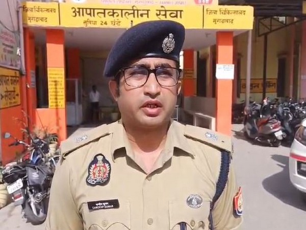 SP of Moradabad, Sandeep Kumar Meena (Photo/ANI)