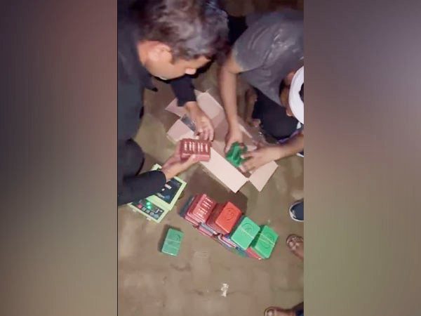 Narcotic substances recovered in Cachar (Photo/ANI)