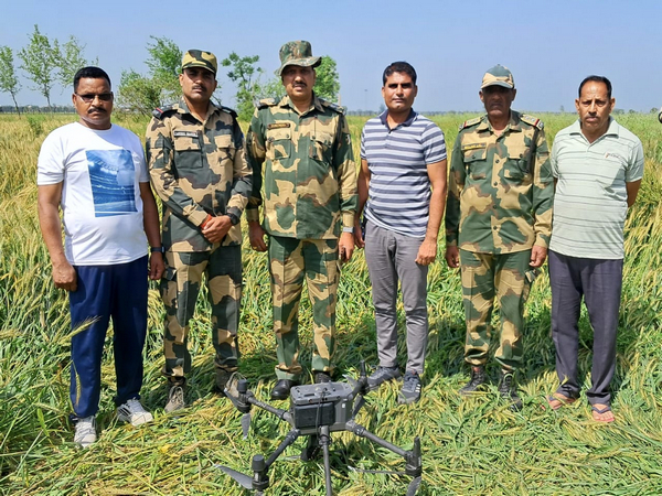 BSF recovers China-made drone in Punjab's Tarn Taran district (Photo/ANI) 