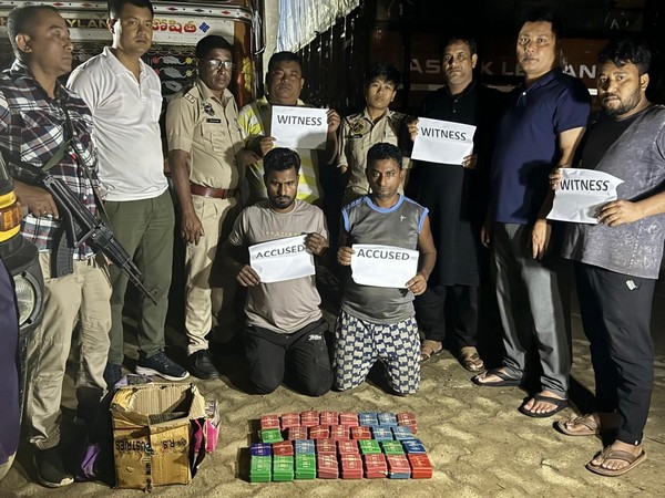 Two arrested with heroin worth Rs 2 crore. (Photo: Assam Police)