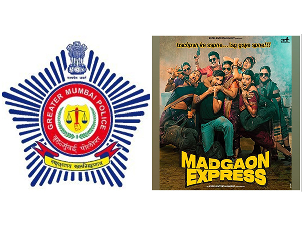Poster of Madgaon Express and logo of Mumbai Police (Image source: X)