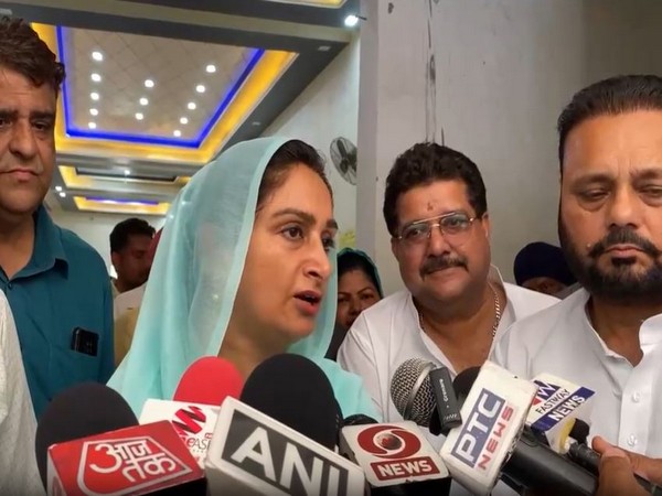 Shiromani Akali Dal (SAD) MP Harsimrat Kaur Badal. (Photo/ANI)