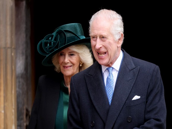 Britain's Royals attend the Easter Matins Service at St. George's Chapel, Windsor Castle (Photo/Reuters)
