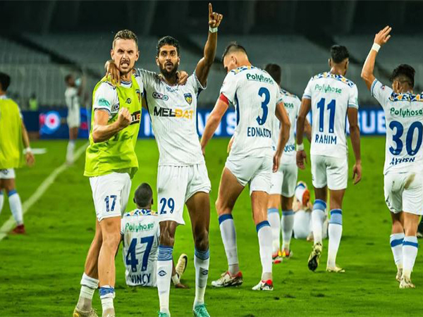 Chennaiyin FC players celebrating. (Photo- ISL)
