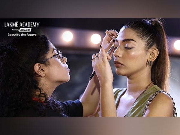 Students learning pro level hair & makeup skills with technical mastery