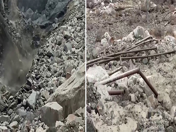Gilgit Baltistan faces landslides due to destruction of local ecosystem (Photo/ANI)